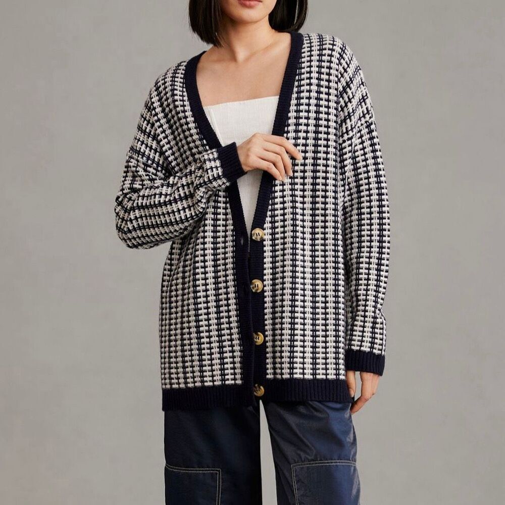 Anthropologie Stella Nova Ekin Cardigan Sweater XL NWT